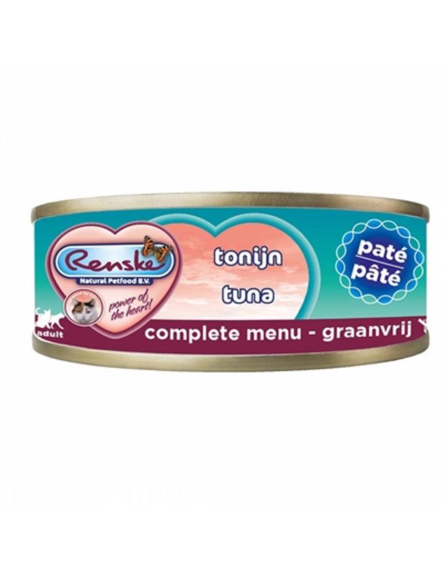 Renske Vers Vlees Maaltijd Kat Verse Tonijn Paté Graanvrij