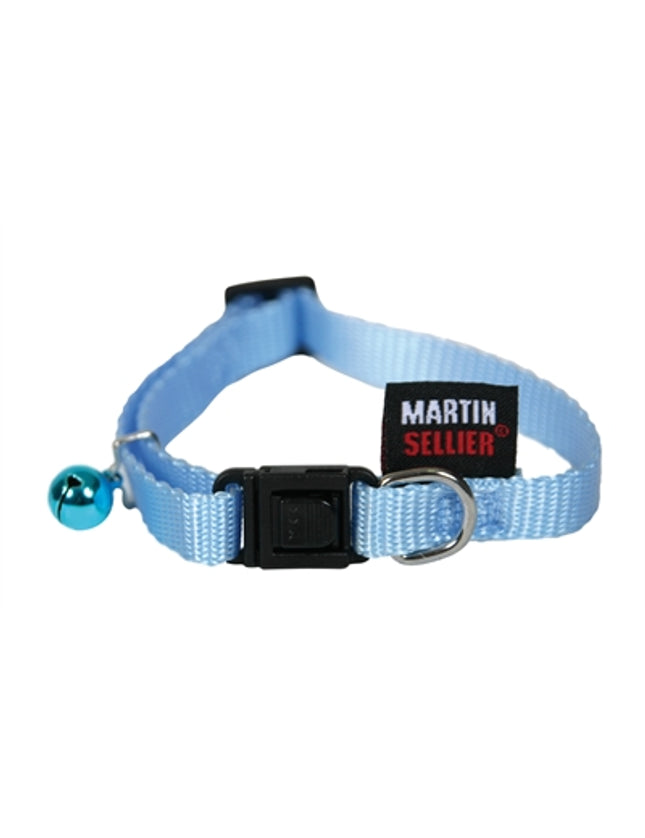 Martin Kattenhalsband Nylon Uni Blauw