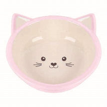 Happy Pet Voerbak Kitten Roze / Creme