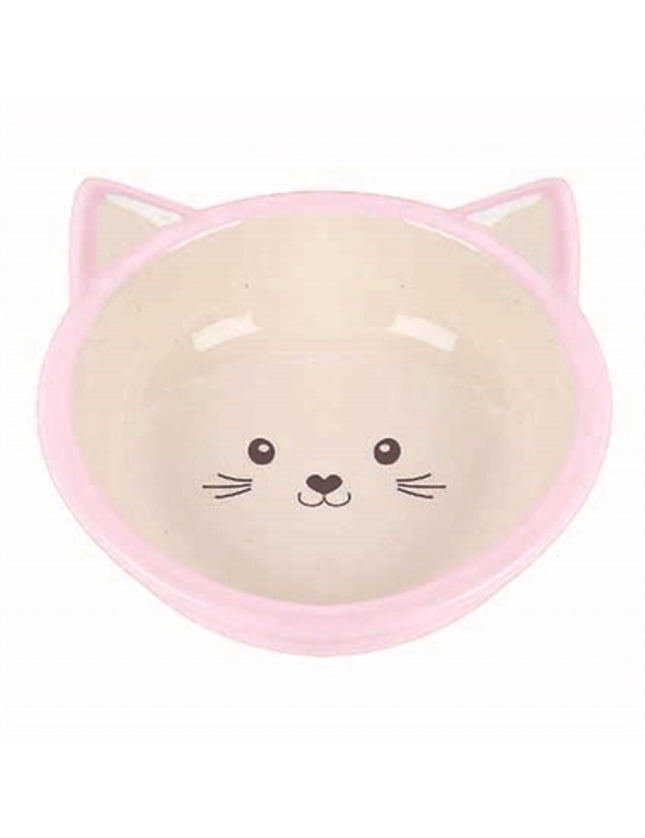 Happy Pet Voerbak Kitten Roze / Creme