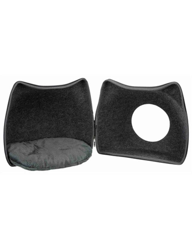 Trixie Relax Iglo Kat Vilt Grijs