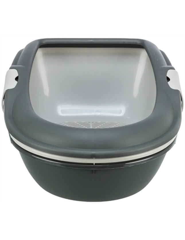 Trixie Berto Kattenbak Open Met Scheidingssyteem Grijs/Pastelblauw/Graniet