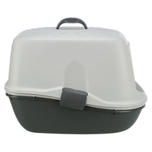 Trixie Berto Kattenbak Overdekt Met Zeef Scheidingssysteem Grijs