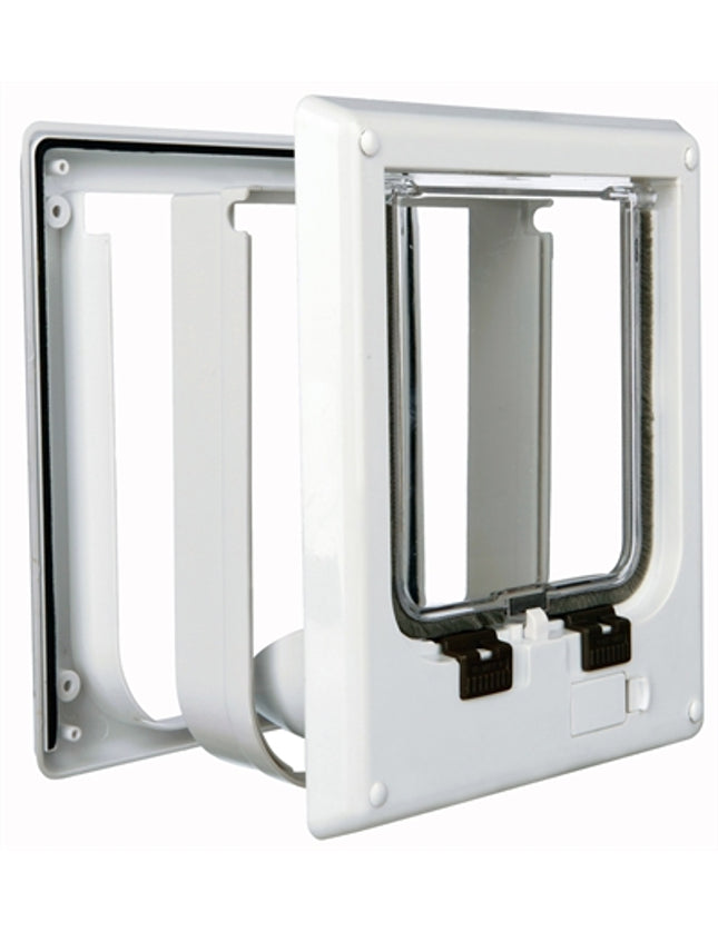 Trixie 4-Weg Kattenluik Elektromagnetisch Wit