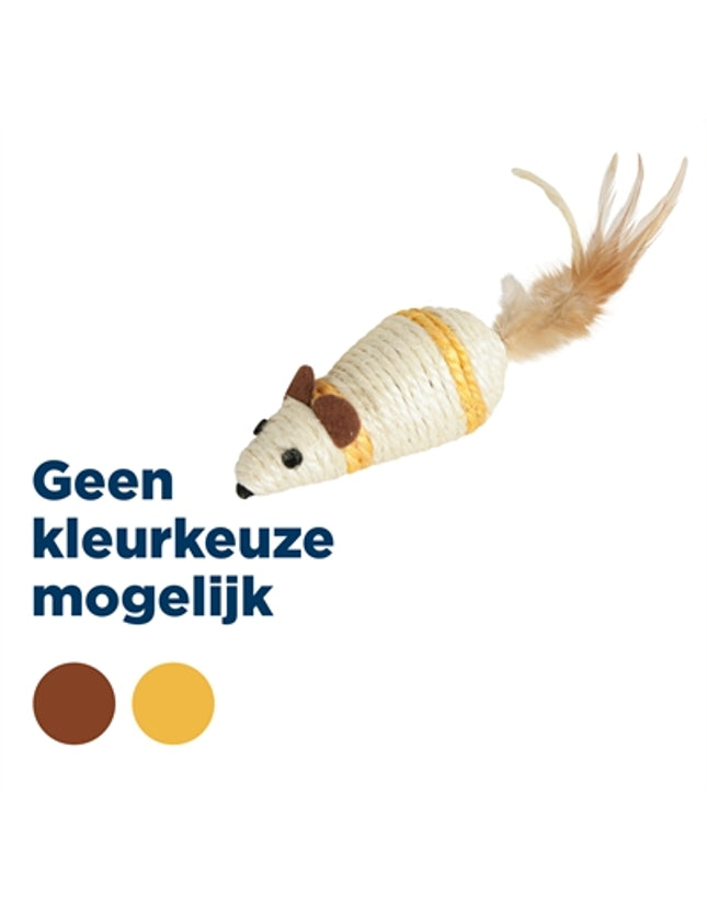 Zolux Sisal Muis Assorti