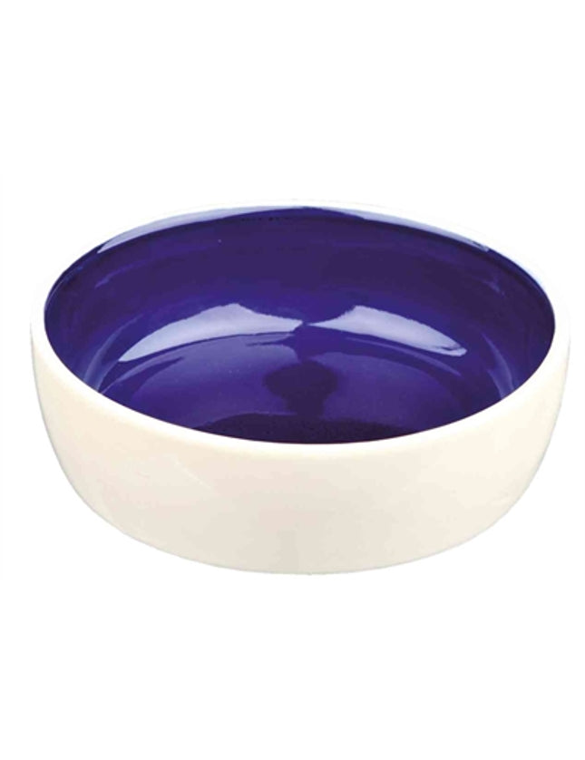 Trixie Voerbak Kat Keramiek Creme / Blauw