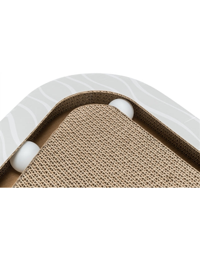 Trixie Krabplank Karton Met 2 Ballen