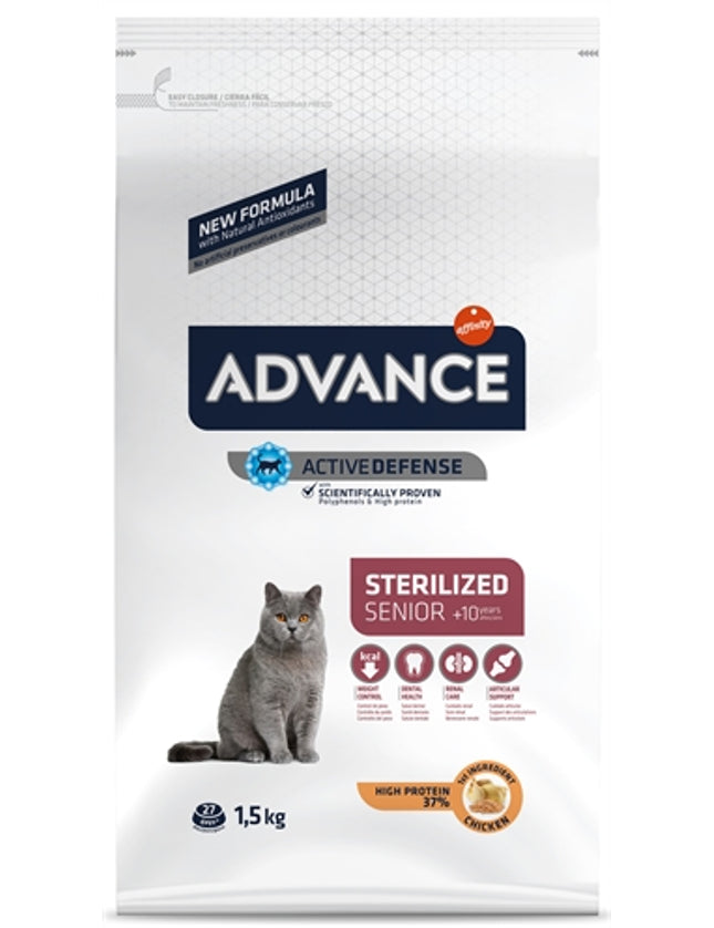 Advance Cat Sterilized Sensitive Senior 10+