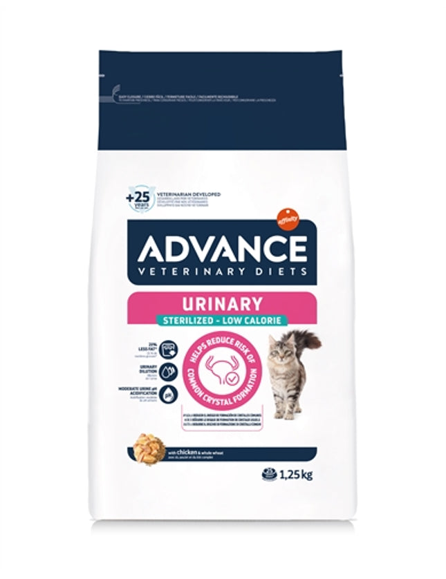 Advance Veterinary Diet Cat Urinary Sterilized Minder Calorieën