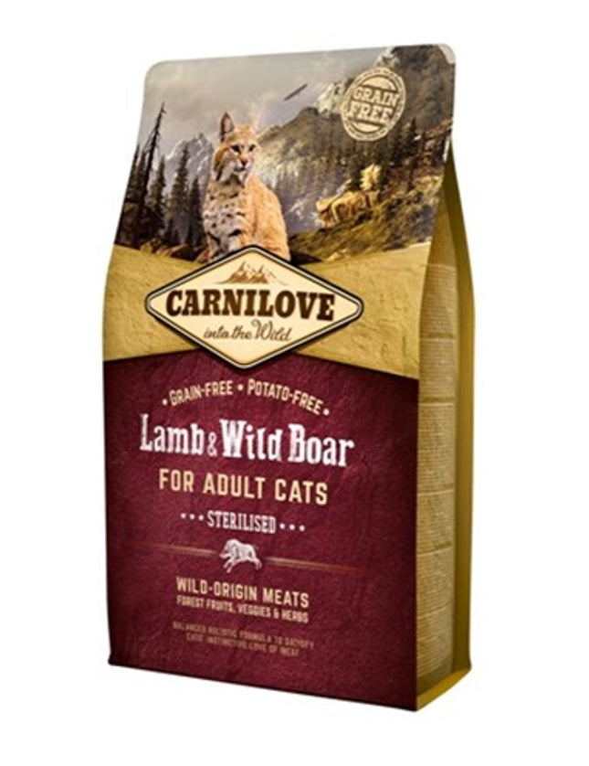 Carnilove Lamb / Wild Boar Sterilised