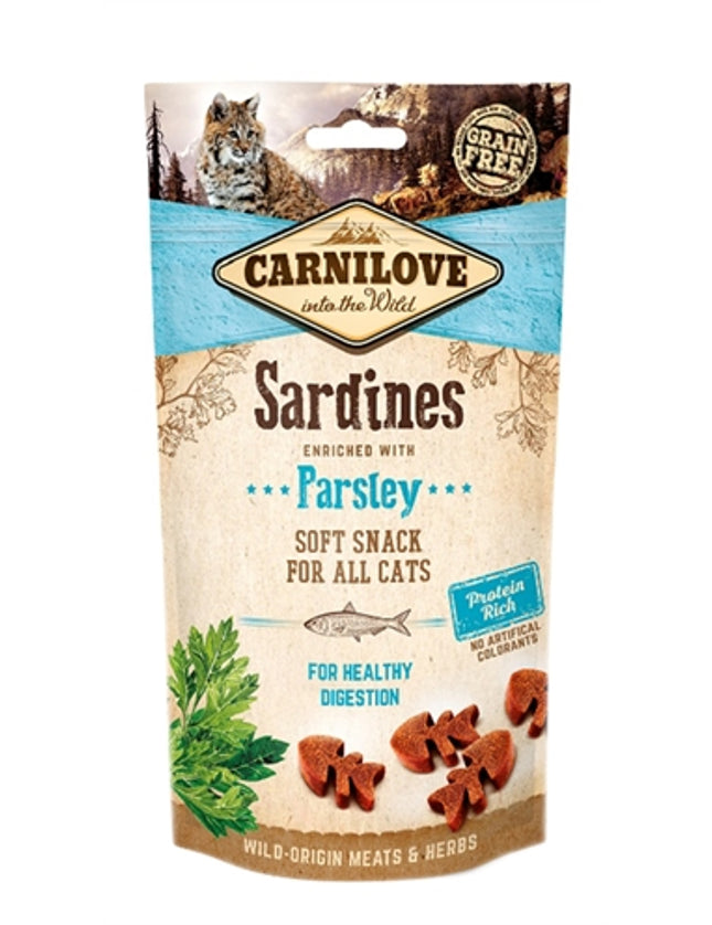 Carnilove Soft Snack Sardines / Peterselie