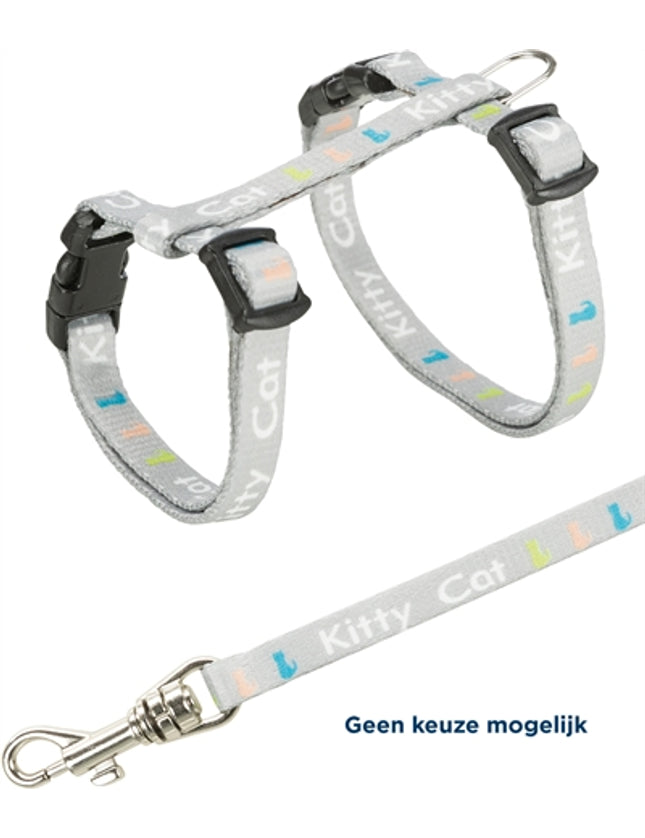 Trixie Kittentuig Junior Met Riem Kitty Cat Assorti