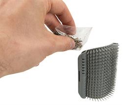 Trixie Massageborstel Muur Hoek Grijs