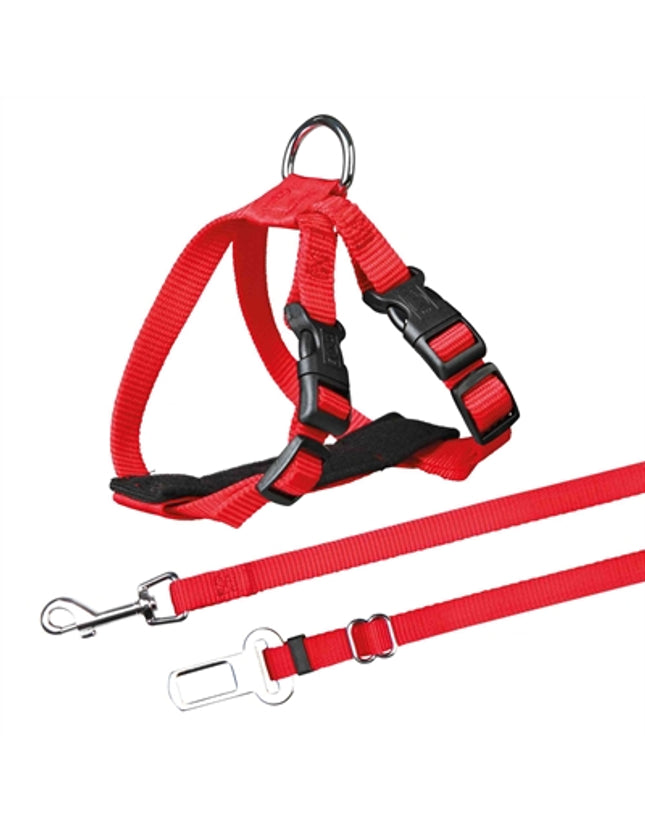 Trixie Kattentuig Voor In De Auto Rood