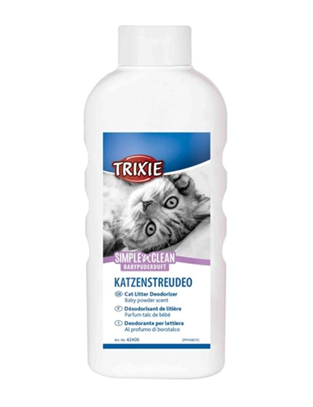 Trixie Simple'n'nclean Geurverdrijver Kattenbak Babypoedergeur