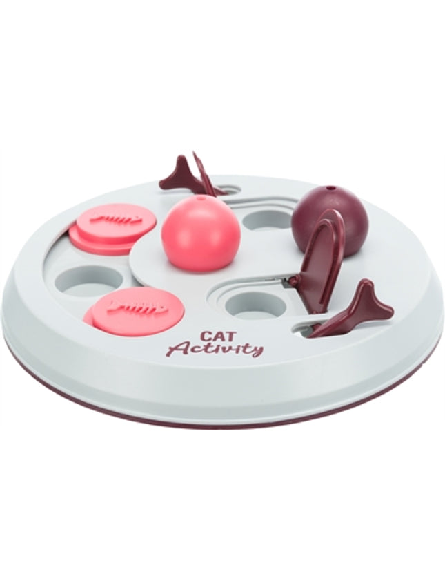 Trixie Cat Activity Flip Board Bes / Roze / Lichtgrijs