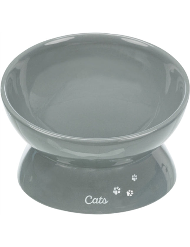 Trixie Voerbak Kat Xxl Keramiek Verhoogd Grijs