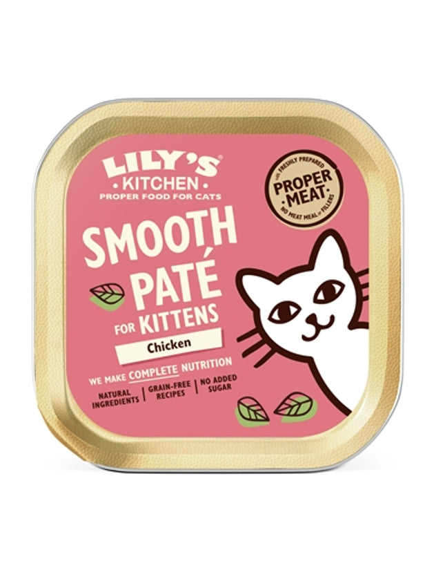 Lily's Kitchen Cat Kitten Smooth Pate Chicken