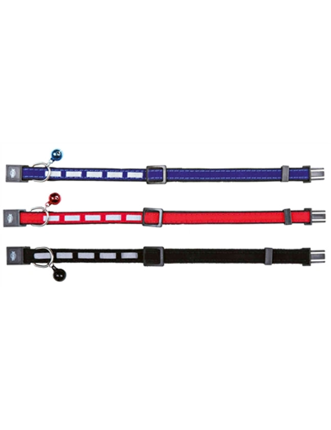 Trixie Halsband Kat Safer Life Fluweel Reflecterend Assorti