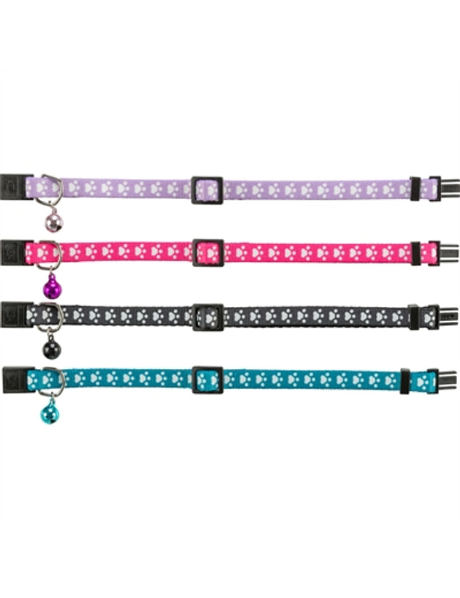 Trixie Halsband Kat Print Poot Elastisch Assorti
