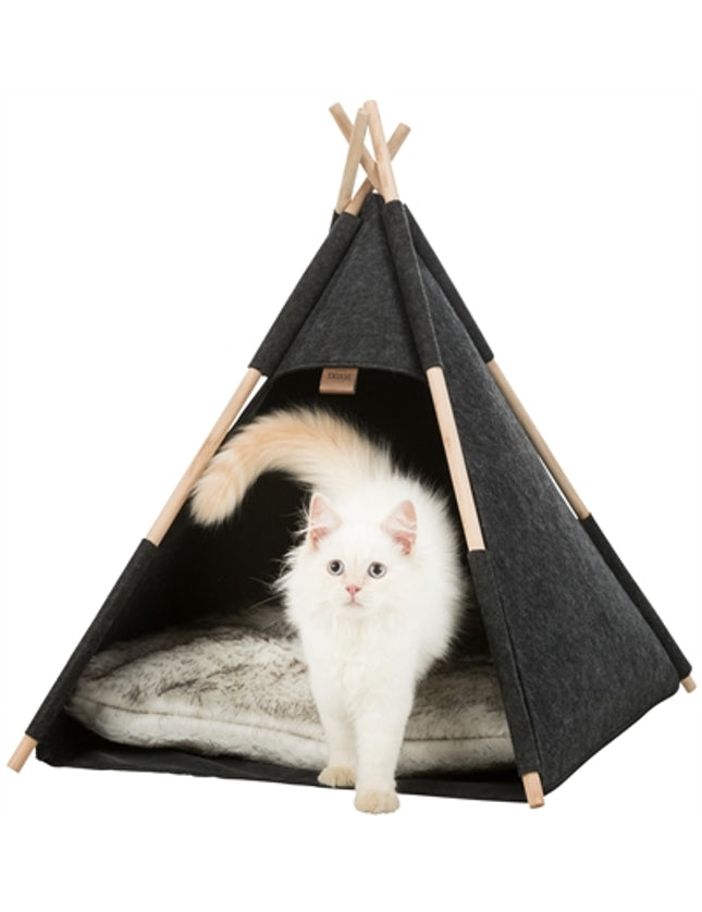 Trixie Kattenmand Tipi Vilt Antraciet