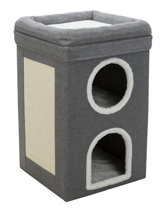 Trixie Krabpaal Cat Tower Saul Grijs