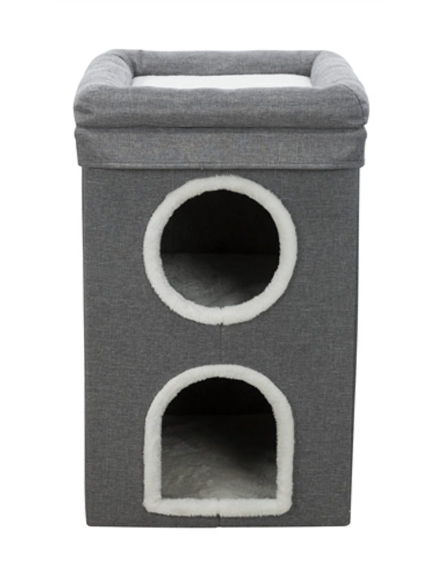 Trixie Krabpaal Cat Tower Saul Grijs