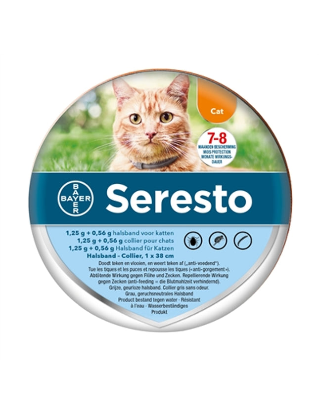 Bayer Seresto Teken- En Vlooienband Kat