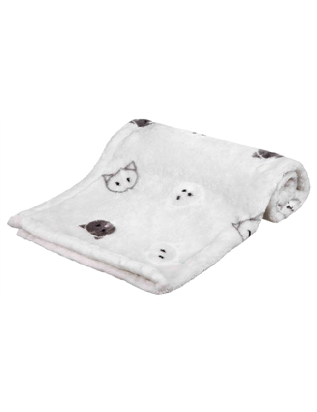 Trixie Deken Mimi Softpluche Lichtgrijs