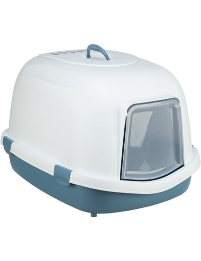 Trixie Kattenbak Primo Xxl Top Met Kap Blauw / Wit