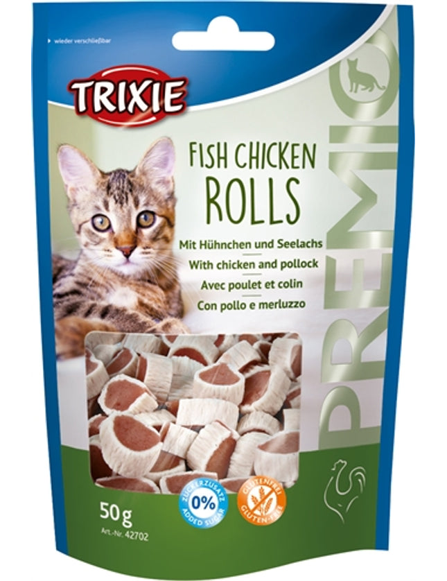 Trixie Premio Fish Chicken Rolls