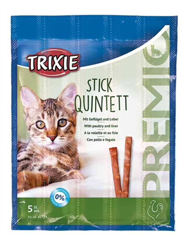 Trixie Premio Stick Quintet Gevogelte / Lever