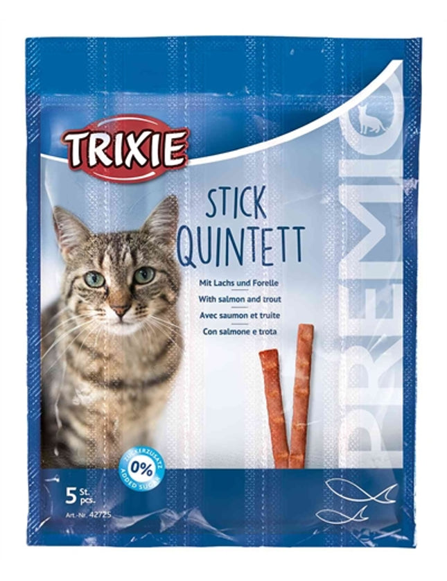 Trixie Premio Stick Quintett Zalm / Forel