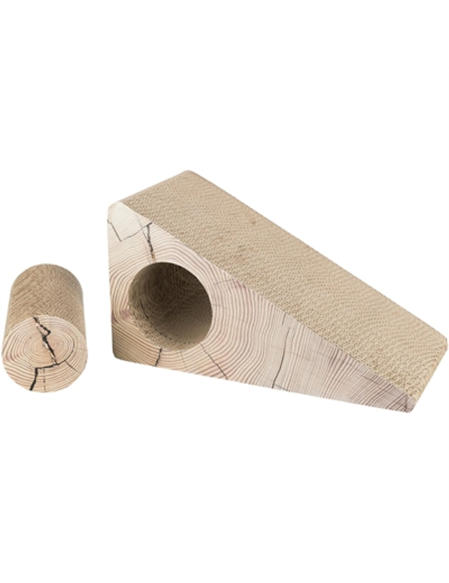 Trixie Krabhelling 2-Delig Karton Catnip Bruin