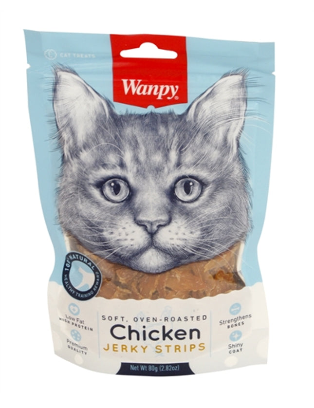 Wanpy Soft Oven-Roasted Chicken Jerky Strips