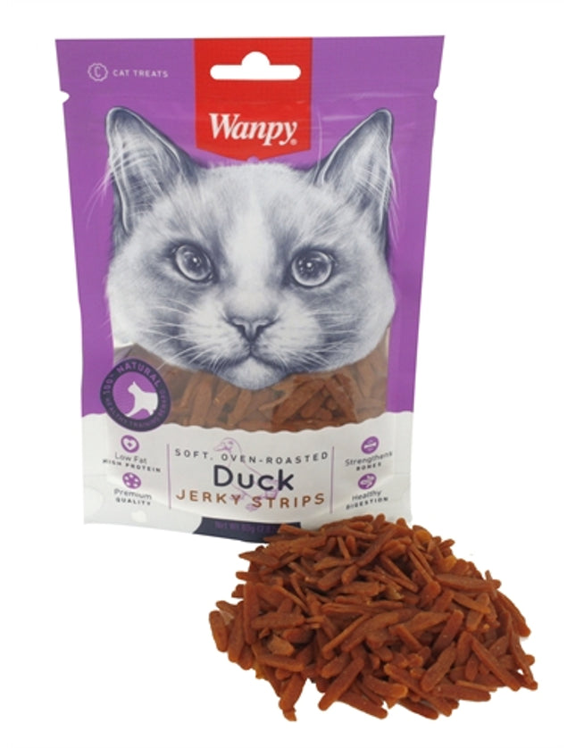 Wanpy Soft Oven-Roasted Duck Jerky Strips
