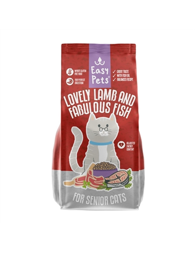Easypets Lovely Lamb & Fabulous Fish Senior Kattenvoer
