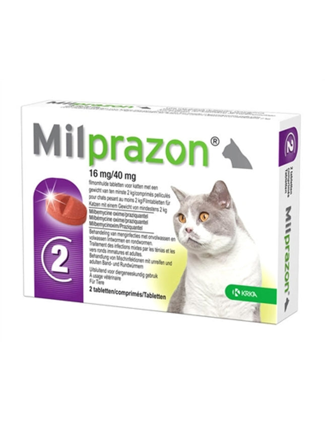 Krka Milprazon Ontwormingstabletten Kat