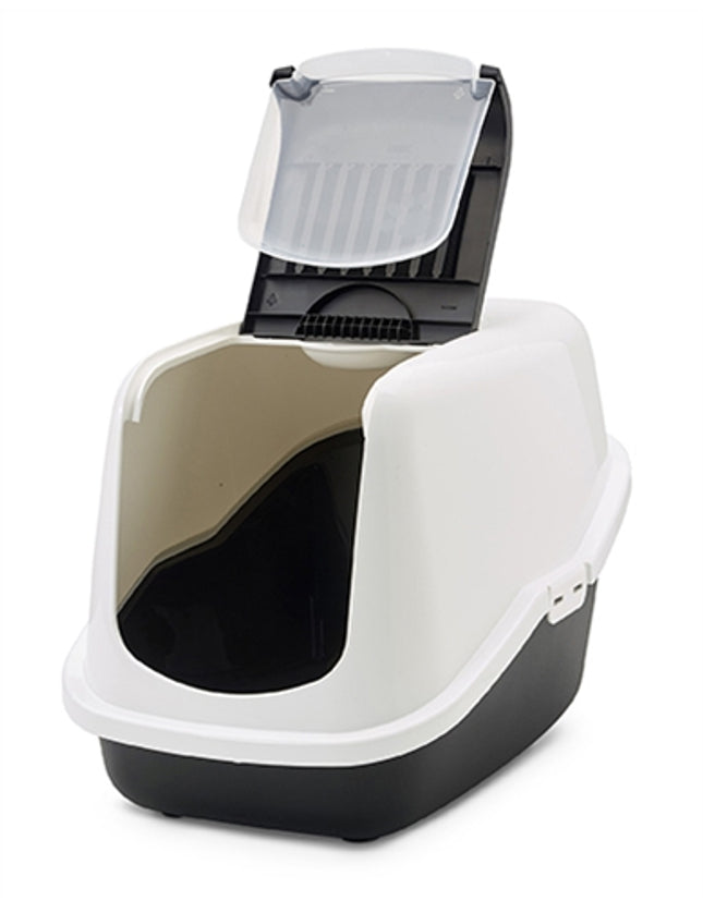 Savic Kattenbak Nestor Wit / Zwart