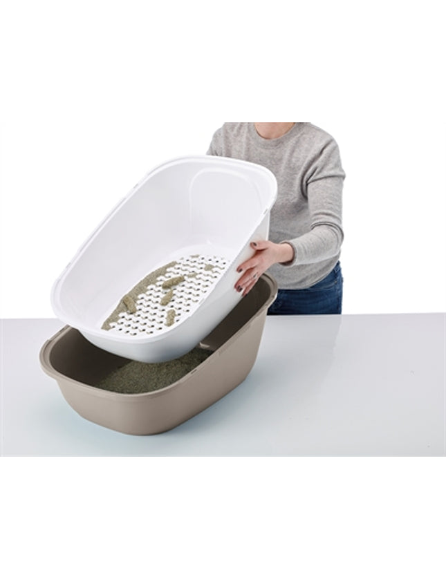 Savic Kattenbak Reina Sift Warmgrijs