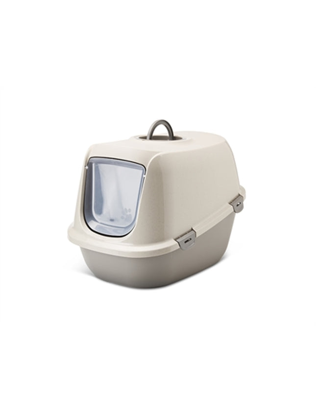 Savic Kattenbak Happy Planet Leo Mocca / Warmgrijs