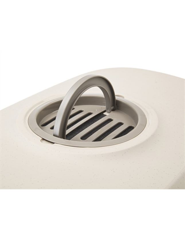 Savic Kattenbak Happy Planet Leo Mocca / Warmgrijs