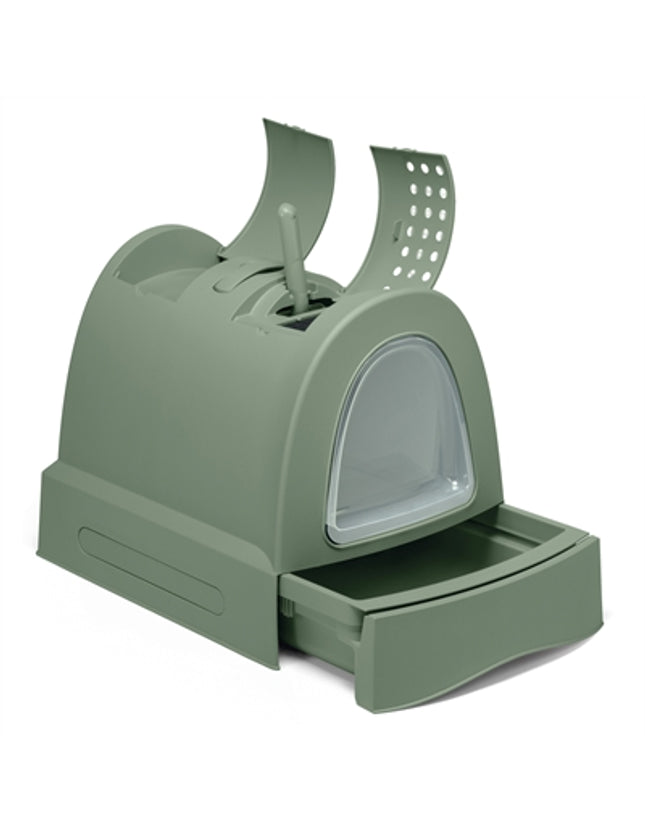 Imac Kattenbak Zuma 2Nd Life Met Schuiflade Groen