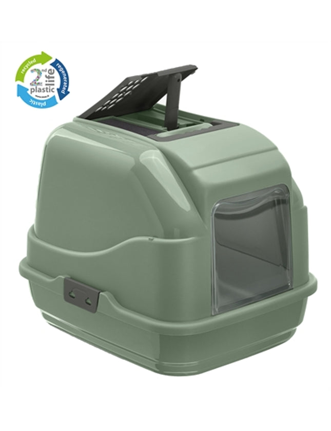 Imac Kattenbak Easy Cat 2Nd Life Gerecycled Groen