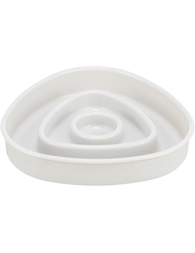 Trixie Voerbak Slowfeeding Kunststof / Tpr Grijs