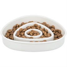 Trixie Voerbak Slowfeeding Kunststof / Tpr Grijs