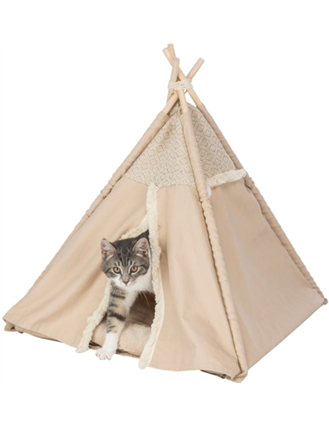Trixie Kattenmand Tipi Boho Beige