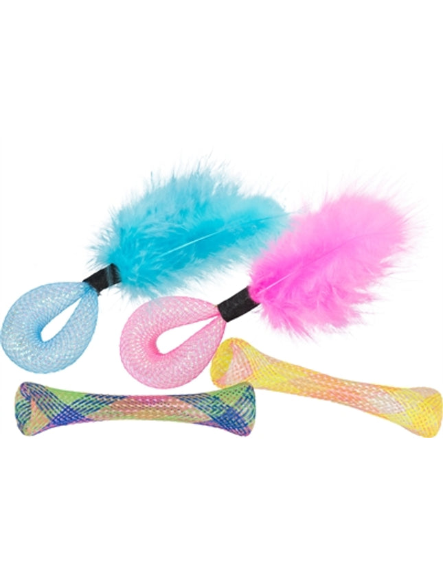 Trixie Set Tubes Met Ratel 4St Assorti