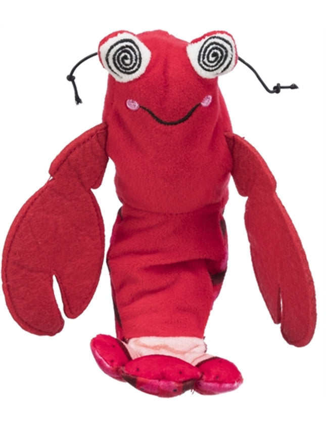 Trixie Spartelgarnaal Stof Catnip Rood