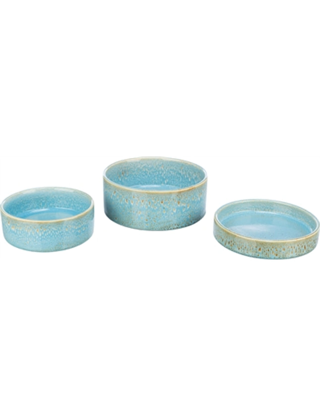 Trixie Voerbak / Drinkbak Keramiek Blauw